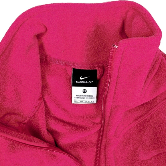Nike Therma-fit XS Pink Full Zip with Thumb Holes - Picture 4 of 4